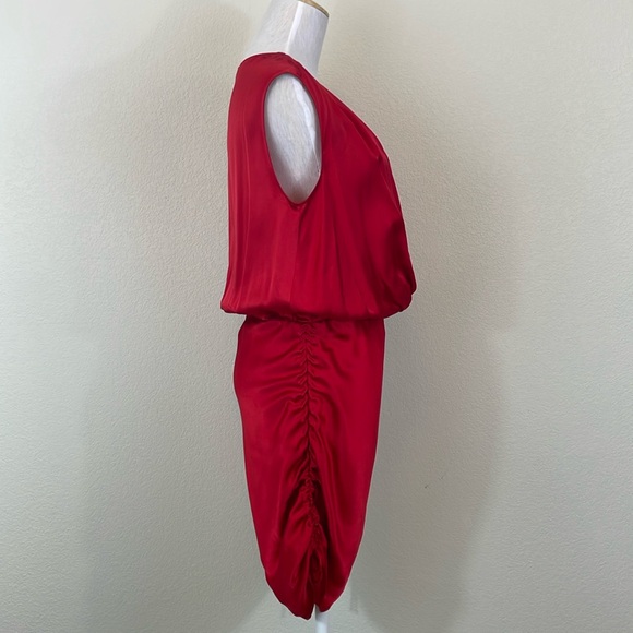 Amanda Uprichard deep v mini dress size small - Picture 4 of 8